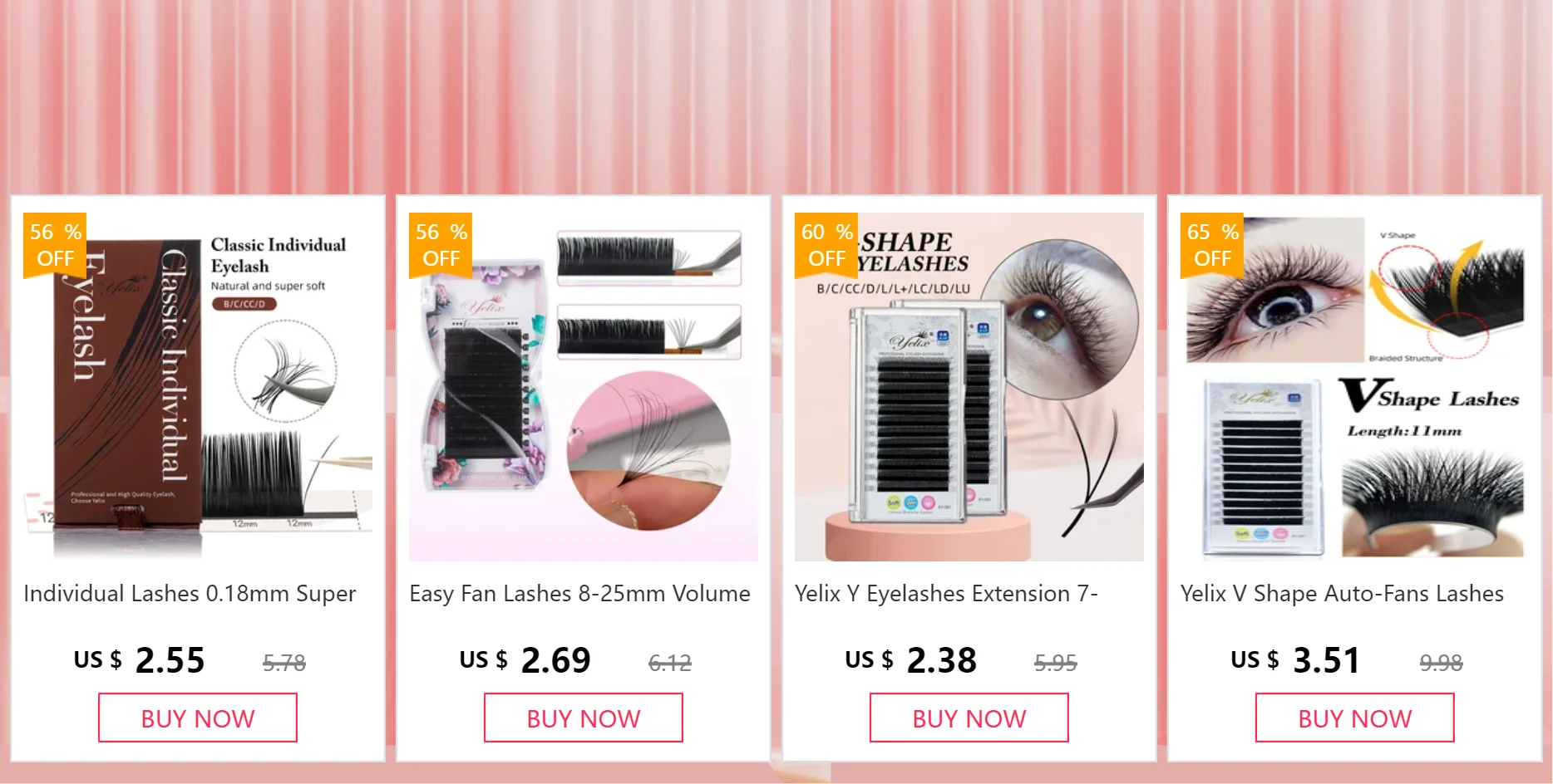 Yelix W-förmige Wimpern, weiches Kleeblatt, 3D-Nerzwimpern, Cilios W Wimpernverlängerungszubehör, gefälschte Wimpern, 1, echtes Frete Gratis, natürlich – Detail 1