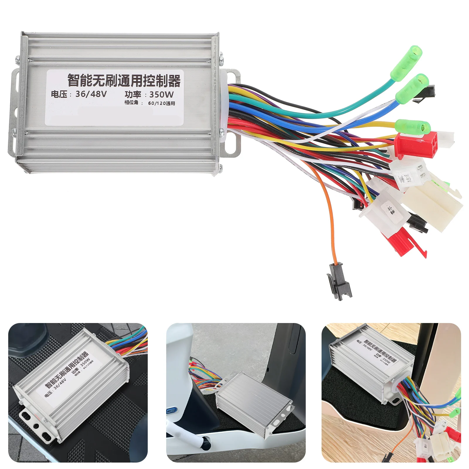 

Electric Vehicle Controller For Scooter Motor 500W Speed Control Replacement Durable Stable Performance Scooter Parts