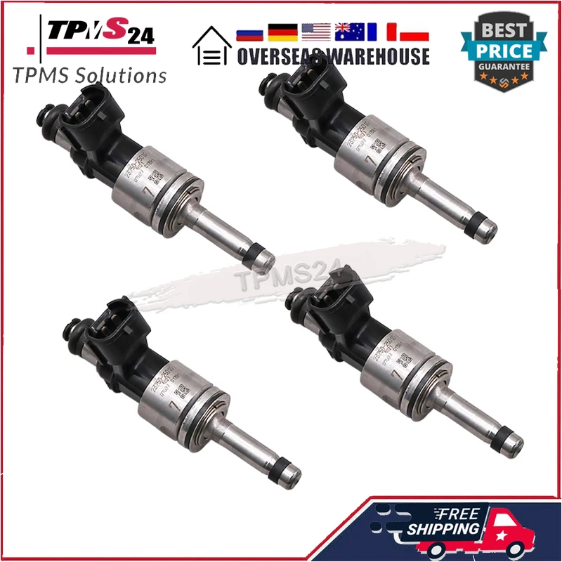 4PCS Fuel Injectors 23250-25010 2325025010 For 2019 202 Toyota Camry RAV4 AVALON Lexus ES260 ES300H 2.5L