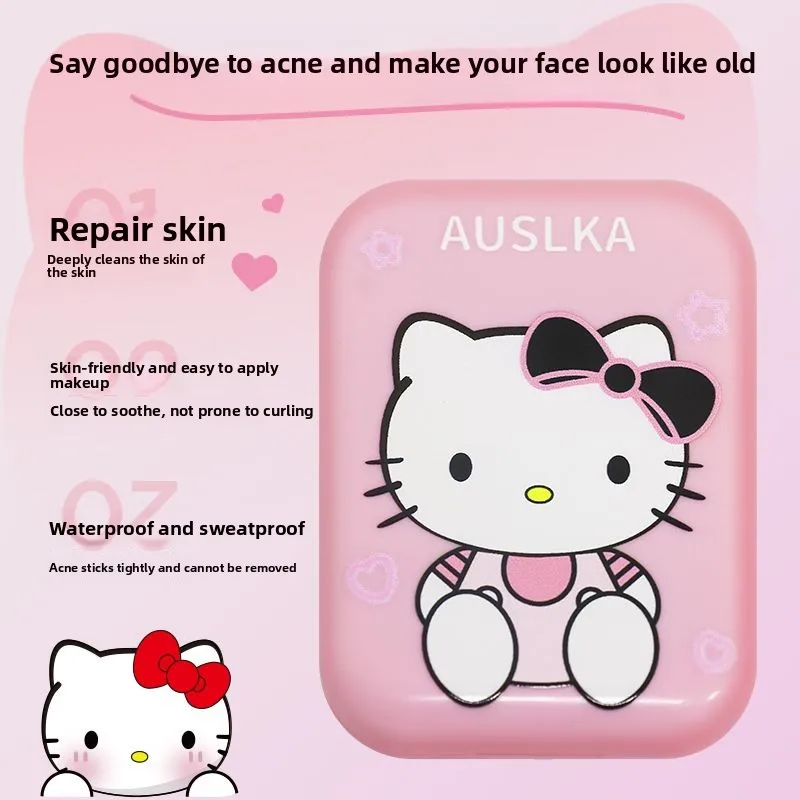 Kawaii Sanrio Cartoons Hellokitty Acne Stickers Cute and Not Exciting Hydrocolloids Lightweight Breathable Comfort Holiday Gifts