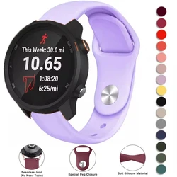 18mm 22mm 20mm Silicone Band For Garmin Forerunner 55 165 168 245 645/Venu 2/2S/2Plus/3/3S Vivoactive 4 3/Venu SQ 2 Sports Strap