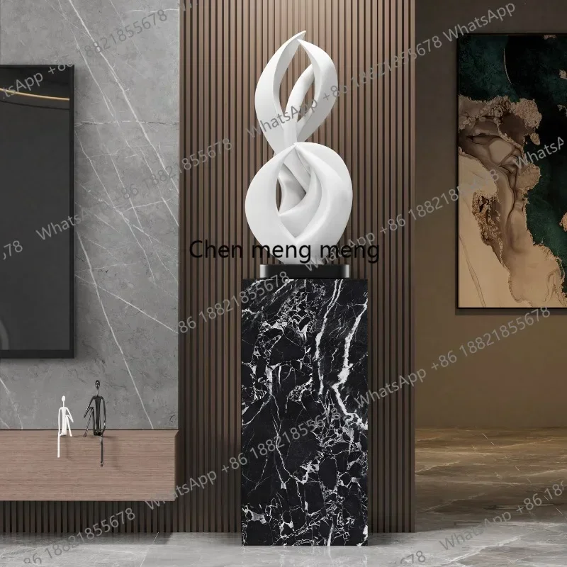 Modern light luxury, sculpture art ornaments, staircase corner hotel lobby villa decorationsH178