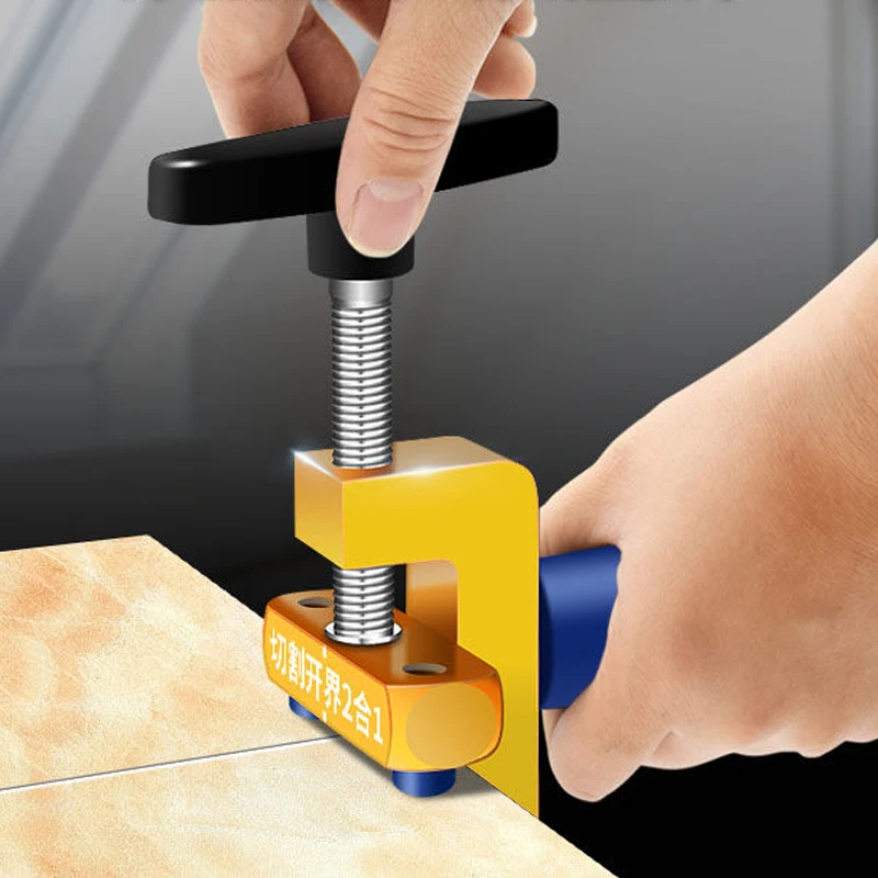 8 Chiếc Chuyên Nghiệp Dễ Dàng Dán Kính Cường Lực Cắt 2 Trong 1 Gạch Ceramic Kính Cắt 1 Dao Cắt Di Động dụng Cụ Mài Dao Kéo