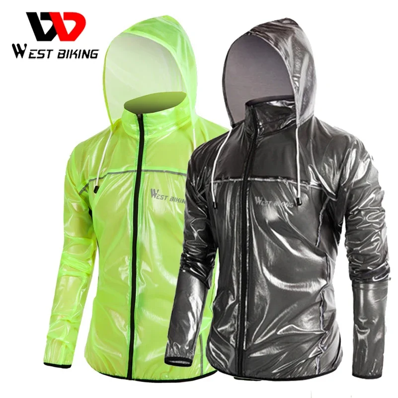 

WEST BIKING Waterproof MTB Mountain Bike Raincoat Men Women Cycling Clothing Windbreaker Rain Jacket Bicycle Jerseys