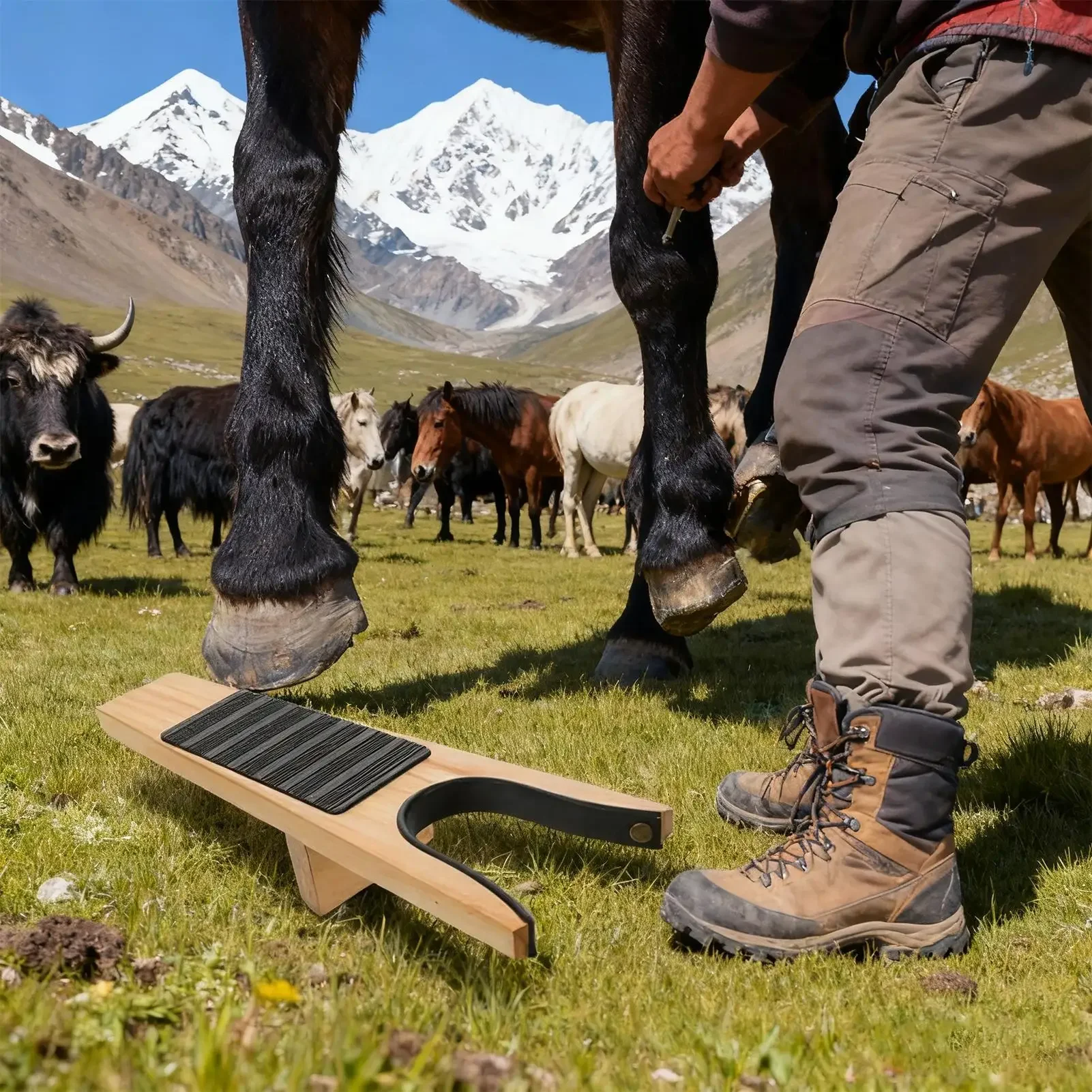 Wide Opening Boot Jack Boot Remover, Boot Puller for Work Boots Cowboy Ski Snowboard Motorcycle Riding Outdoor Home Labor