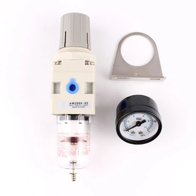Filter Pressure Regulating Valve AW2000-02 Air Compressor Oil-Water Filter Air Pump Pressure Reducing Valve Pneumatic Component