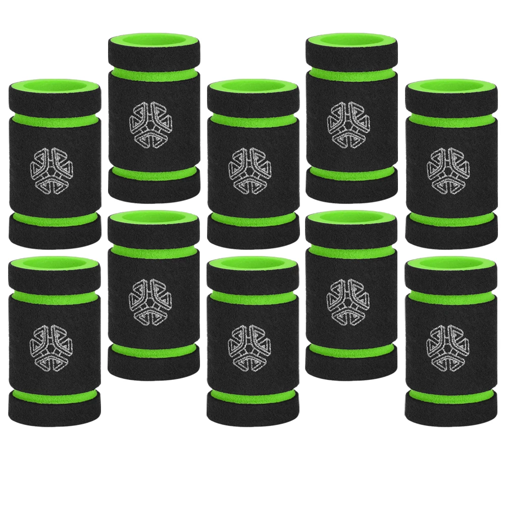 

10 шт., нескользящий чехол для татуировки, мягкая губка, защита для ручки, впитывающий пот, эргономичный дизайн для тату-машины с уменьшенной боли