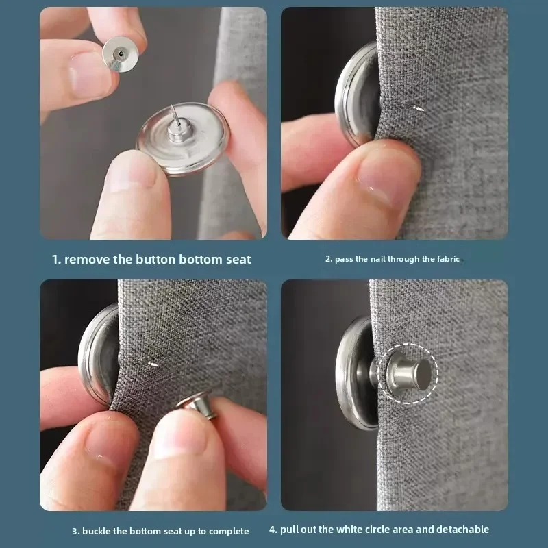 2/4/8Pairs Strong Magnetic Clips Grab a Curtain Parts Bedroom Curtains Accessories Flexible Rails for Curtains Curtain Tongs Pin