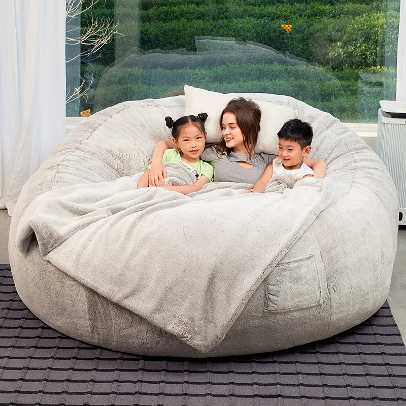 Velvet Bean bag Sofa Tatami Living Room Bean Bag Bean Bag sSofa Big Comfy Bean Bag sitzsack mit füllung 빈백 쇼파 sitzsack beanbag