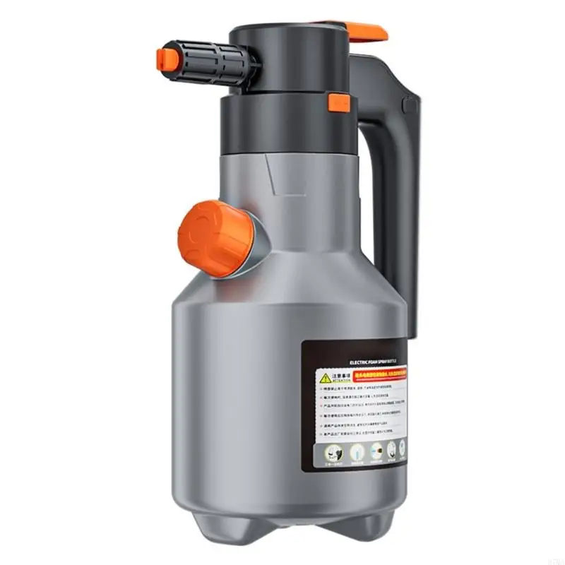 37MA Electric Car Foam Sprayer 2Liters Handheld Foamer Rechargeable Battery Powered Foam Cannons for Car Washing