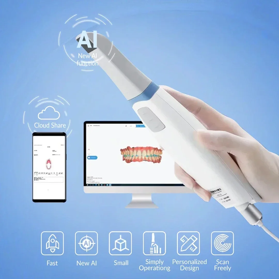 Dental 3D Scanner AI 3.0Pro Cloud Sharing Digital Intraoral Scanner System Digital Impression System Dental Lab Equipment