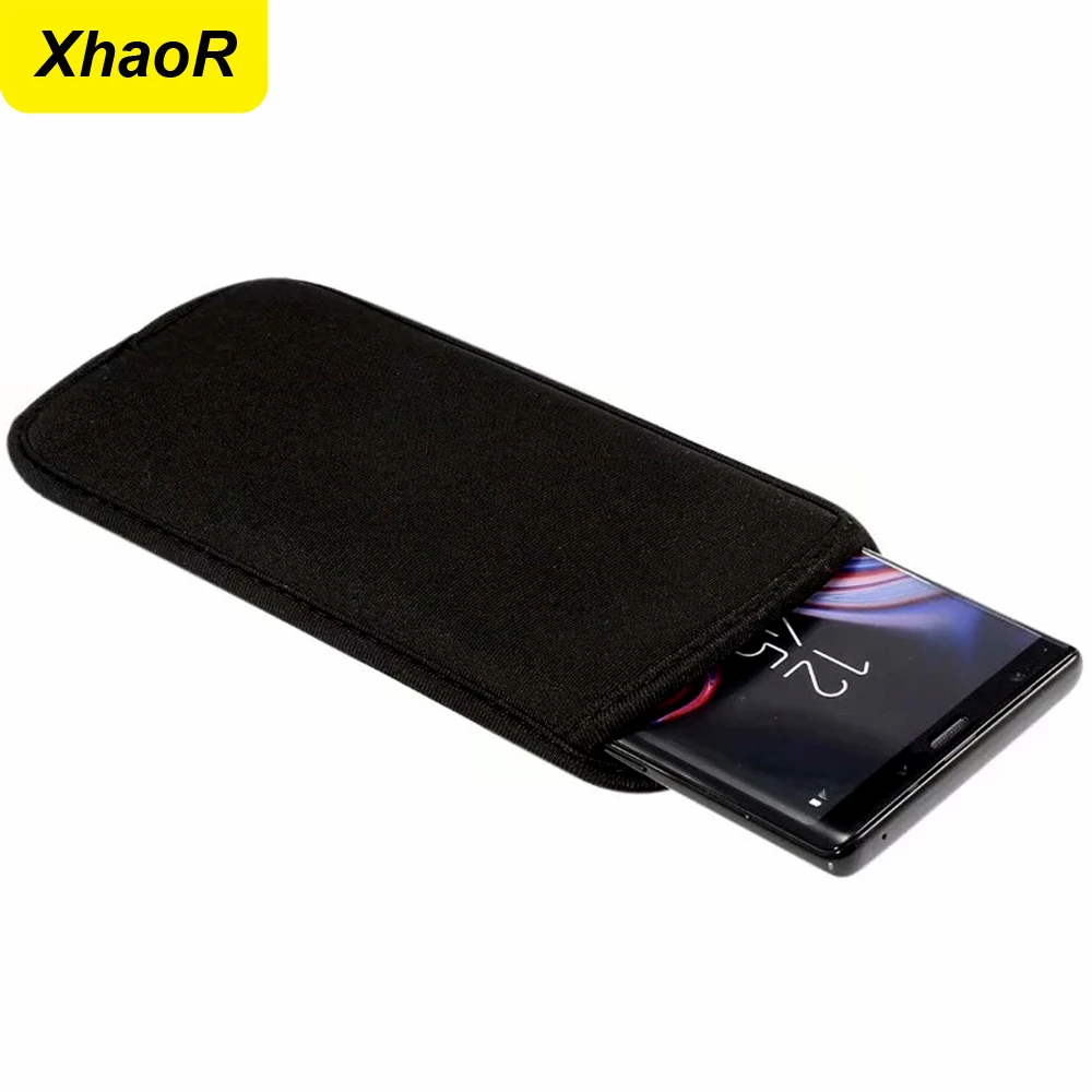 Uniwersalny neoprenowy pokrowiec ochronny na telefon do iPhone 17 16 15 14 13 Pro Max Samsung Xiaomi Huawei Power Bank, odporny na wstrząsy.