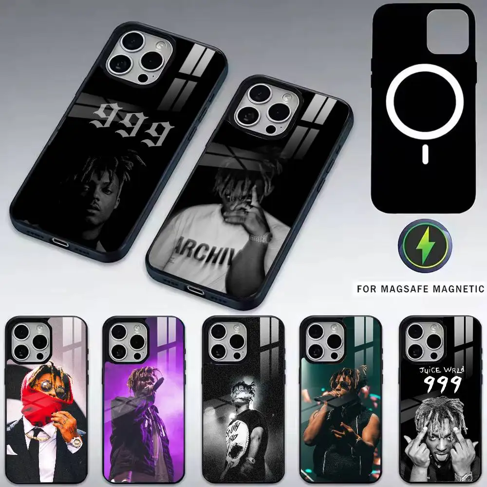 J-Juice-e  Cool -999 Wrld Phone Case For iPhone17,16,15,14,13,12,11 Plus,Pro Magnetic with Magsafe Wireless Charging