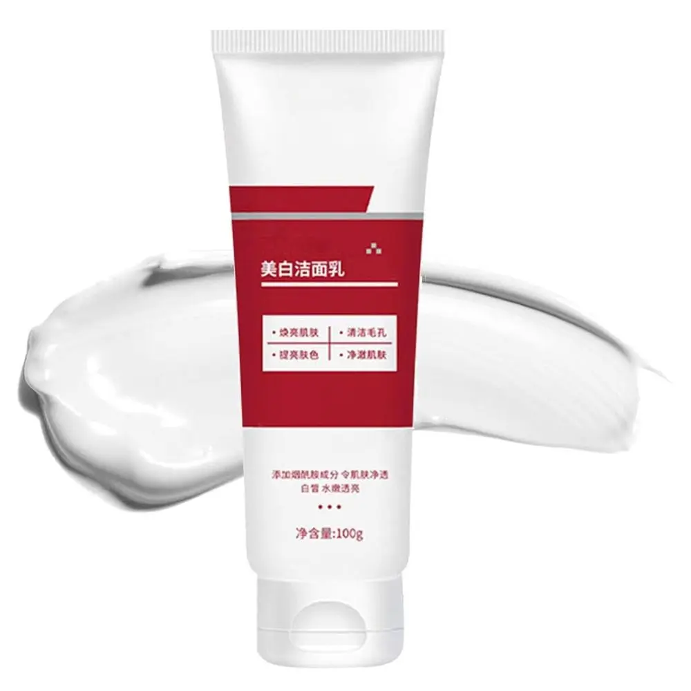100g Nuova crema schiarente delicata per la pelle Crema sbiancante idratante liscia Lavaggio viso trasparente Cura quotidiana del viso