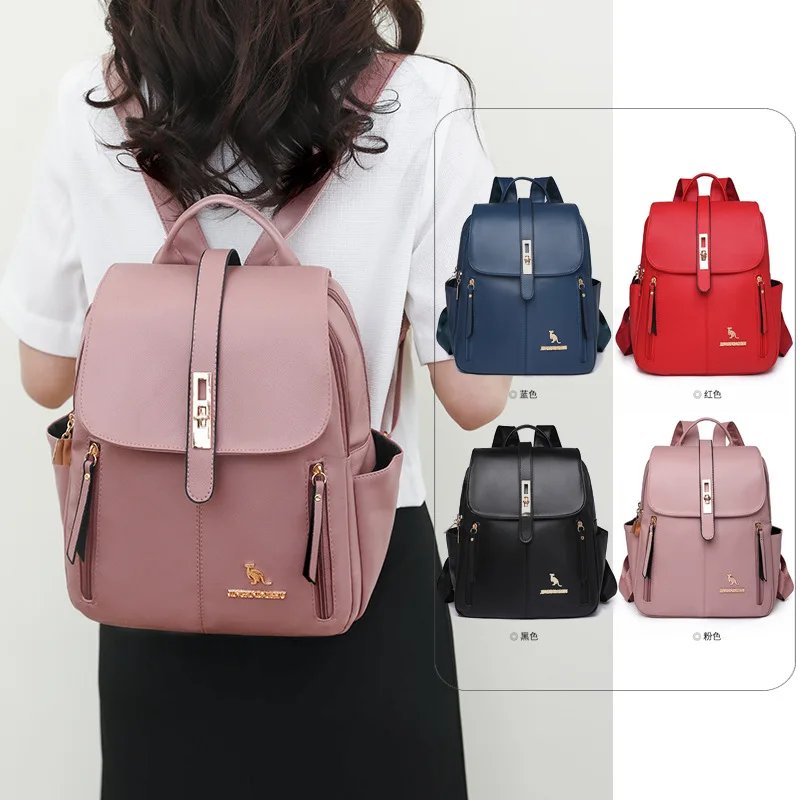 

Женский многофункциональный рюкзак из искусственной кожи, школьный ранец для телефона, дорожная сумка