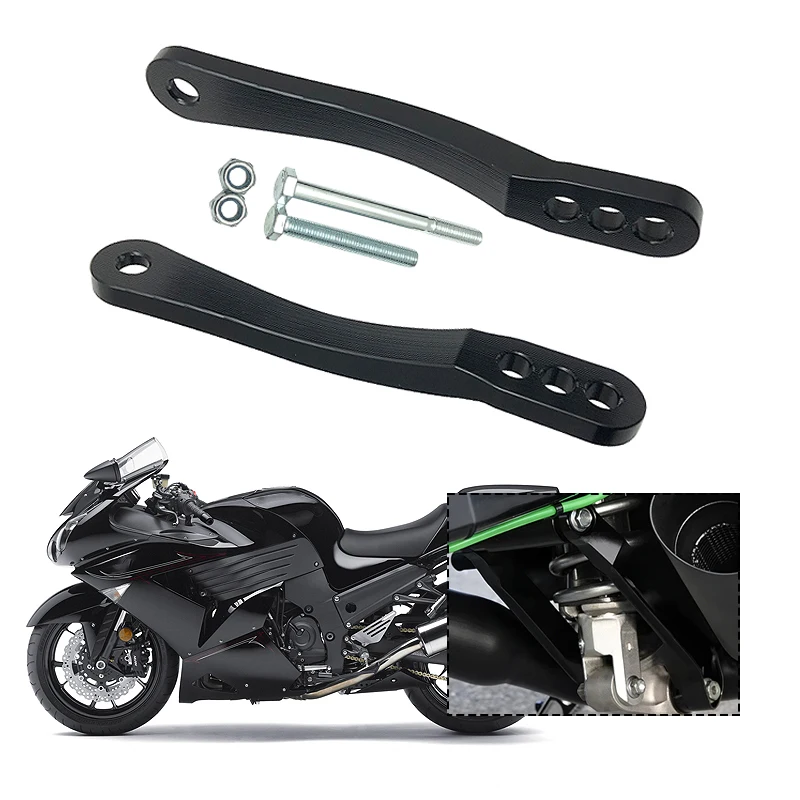 For KAWASAKI ZX-14R ZX14R 2006-2020 Motorcycle Aluminum Body Lowering ZX14 ZZR 1400 ZX-14R 2019 2018 2017 Accessories