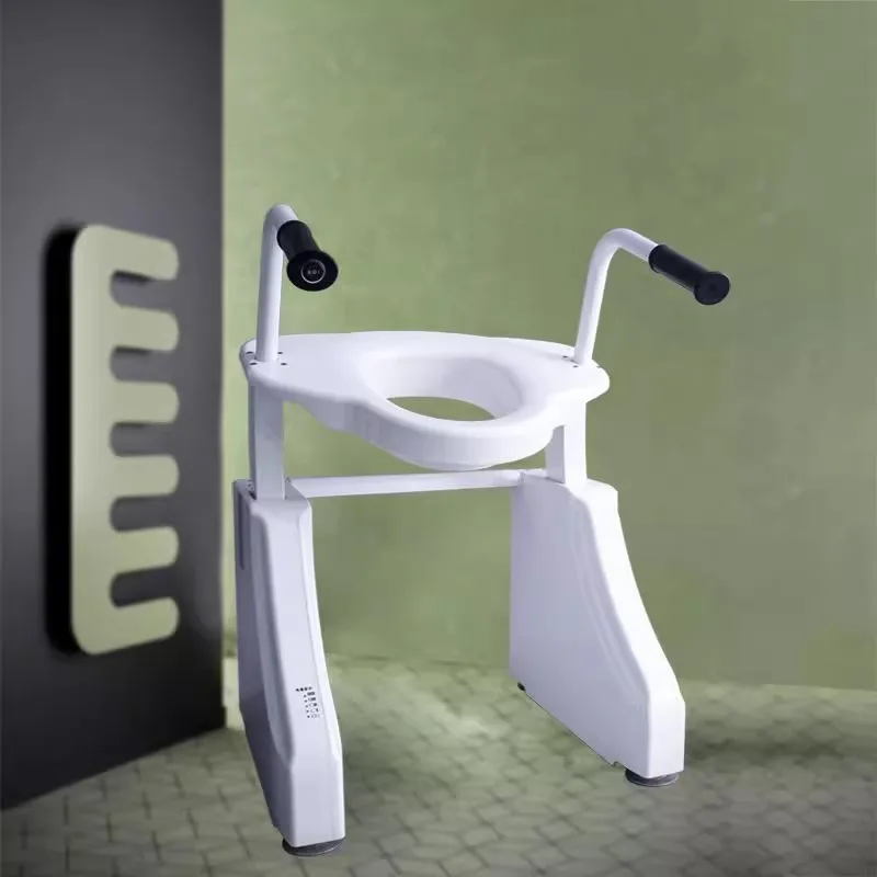 Elderly electric toilet chair Toilet chair gets up to assist care Adjustable disabled toilet New power lift chair