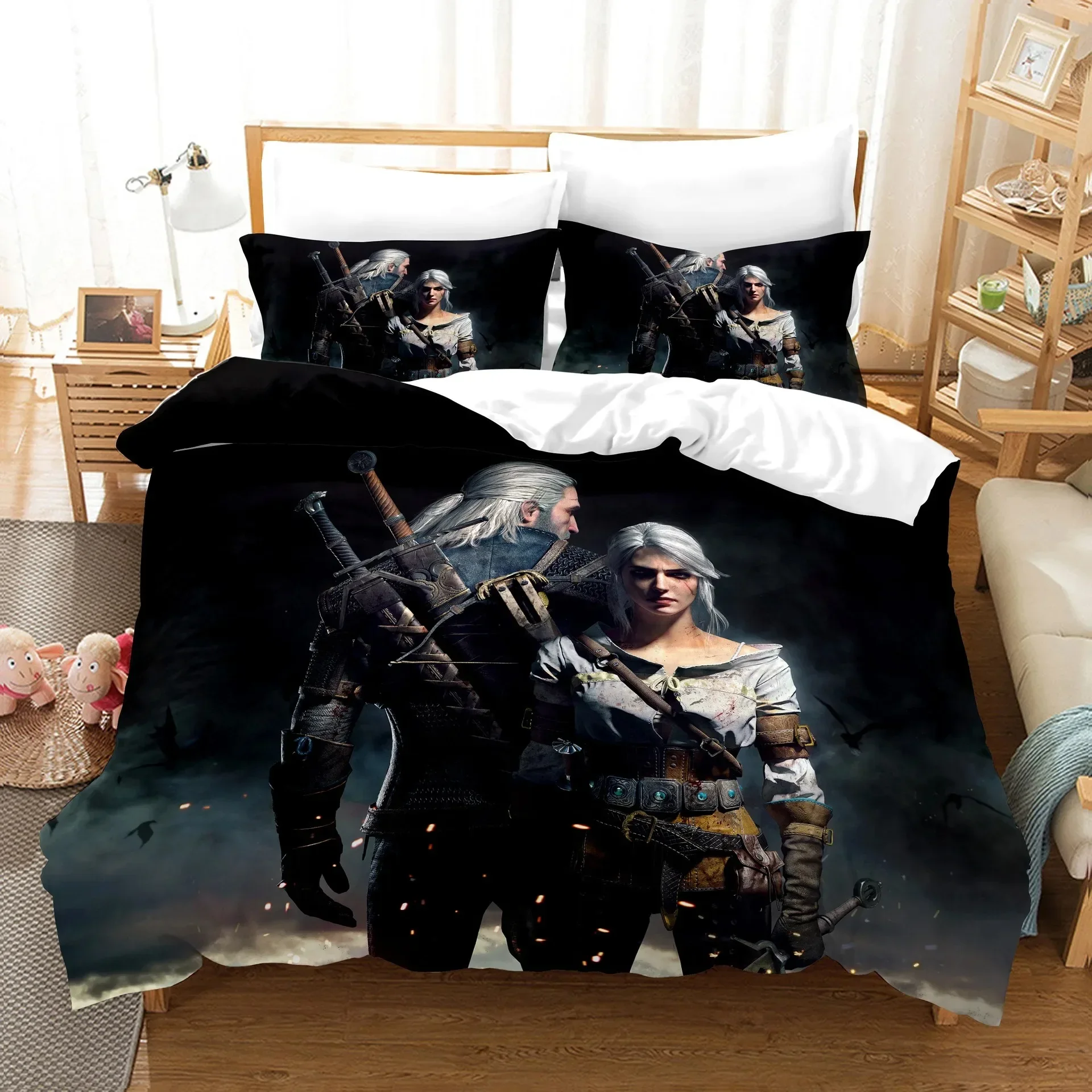 Film ClintHutchison Bedding Set Sean Burnett Helen Print Duvet Cover Pillowcase Teenagers and Adult quilt cover