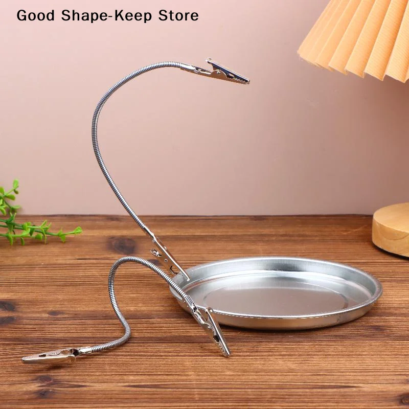 dailyUniversal Mosquito Coil Holder Double Headed Metal Rust Resistant Stand for Home Patio Outdoor Camping Hiking Use