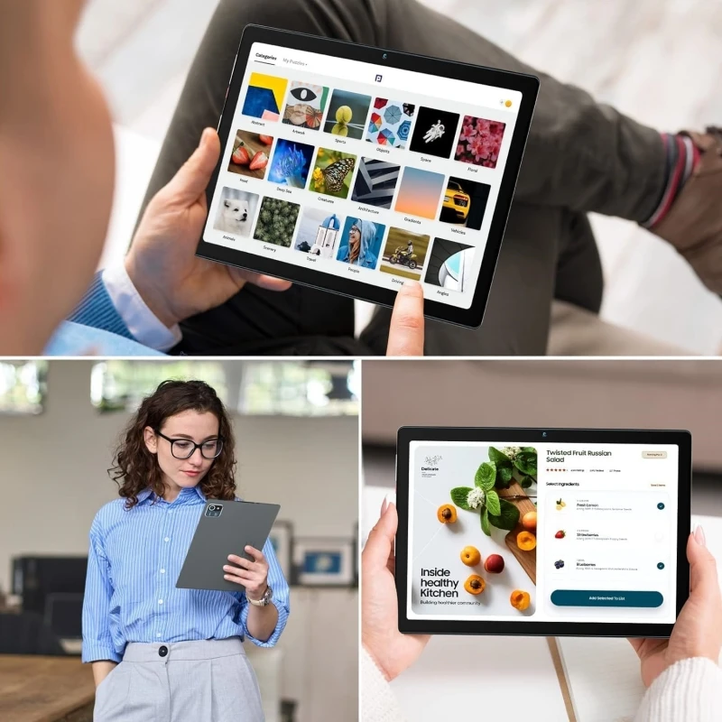 Terbaru 10.1 Inci 6GB RAM 64GB ROM K10 Android 13 Tablet PC CPU SC7731 Quad-Core WIFI USB Tipe C