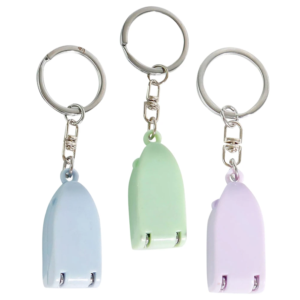 

3pcs Clippers Fingernail Toenail Trimmer Portable Foldable Cartoon Design Manicure Tools Folding Nail Clippers Accessories