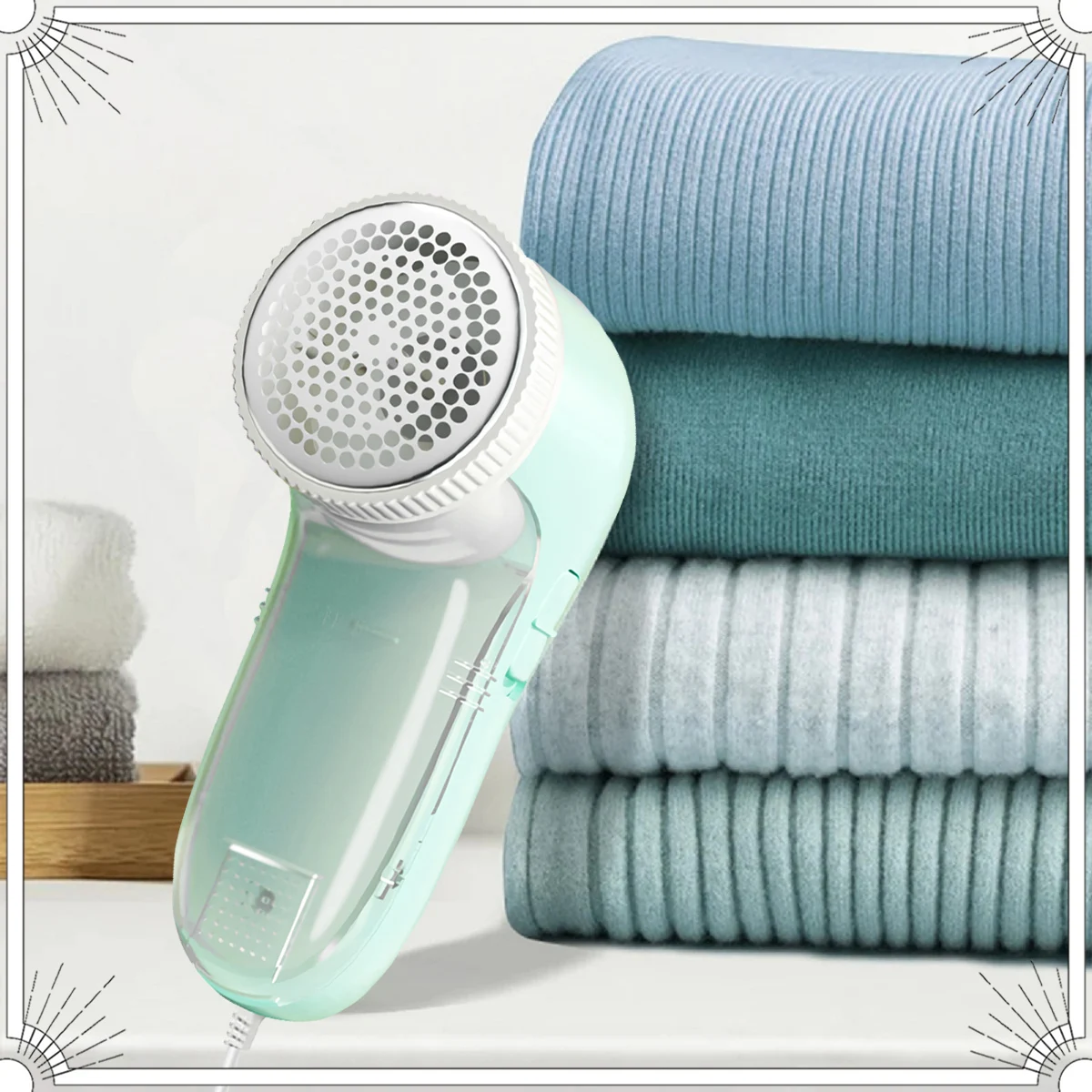 Electric Fabric Lint Remover Portable Fuzz Fluff Shaver for Household Clothes Professional Brush Blade Lint Trimmer