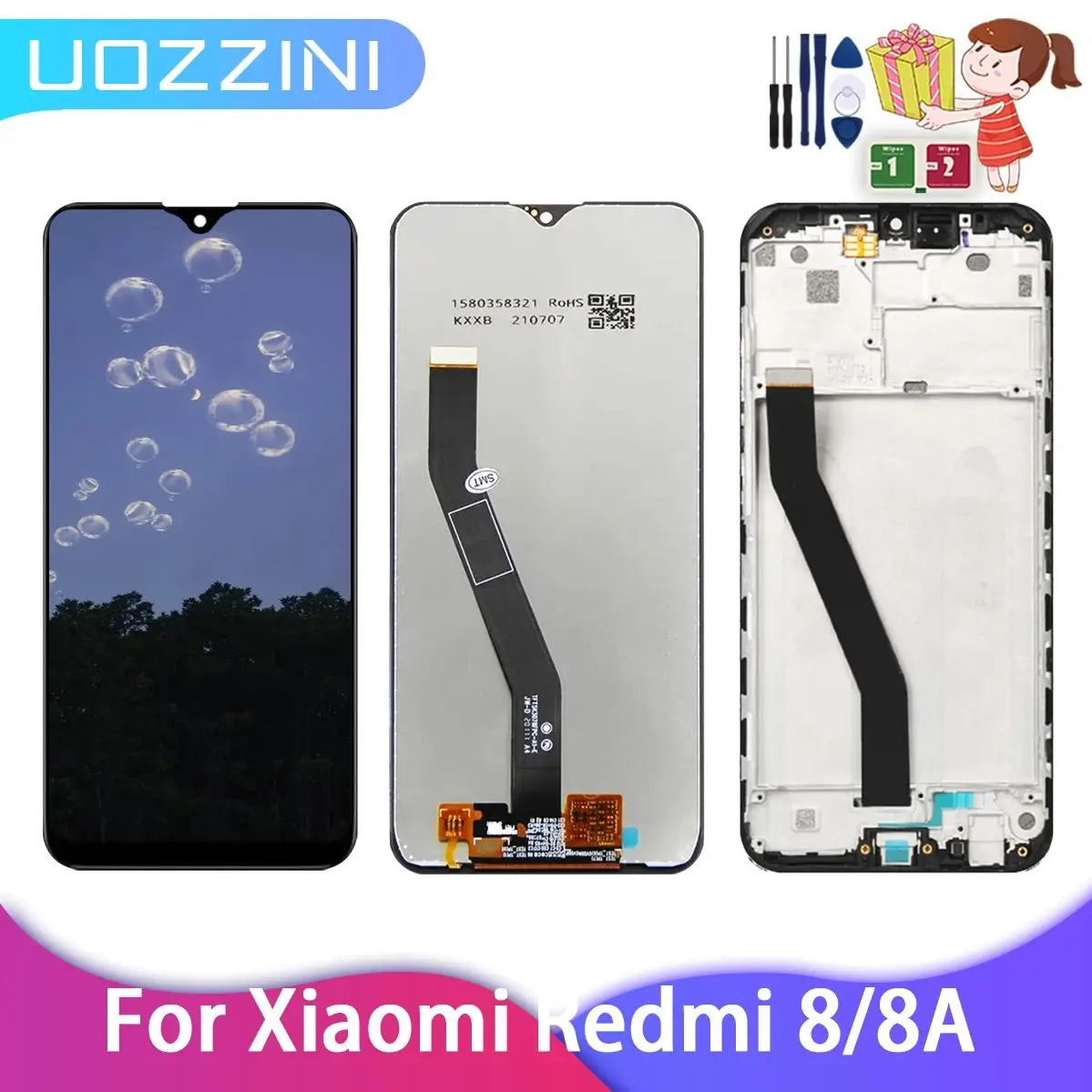 100% Tested For Xiaomi Redmi 8 8A LCD Display Touch Screen For Xiaomi Redmi 8 8A LCD Digitizer Assembly Replacement Parts