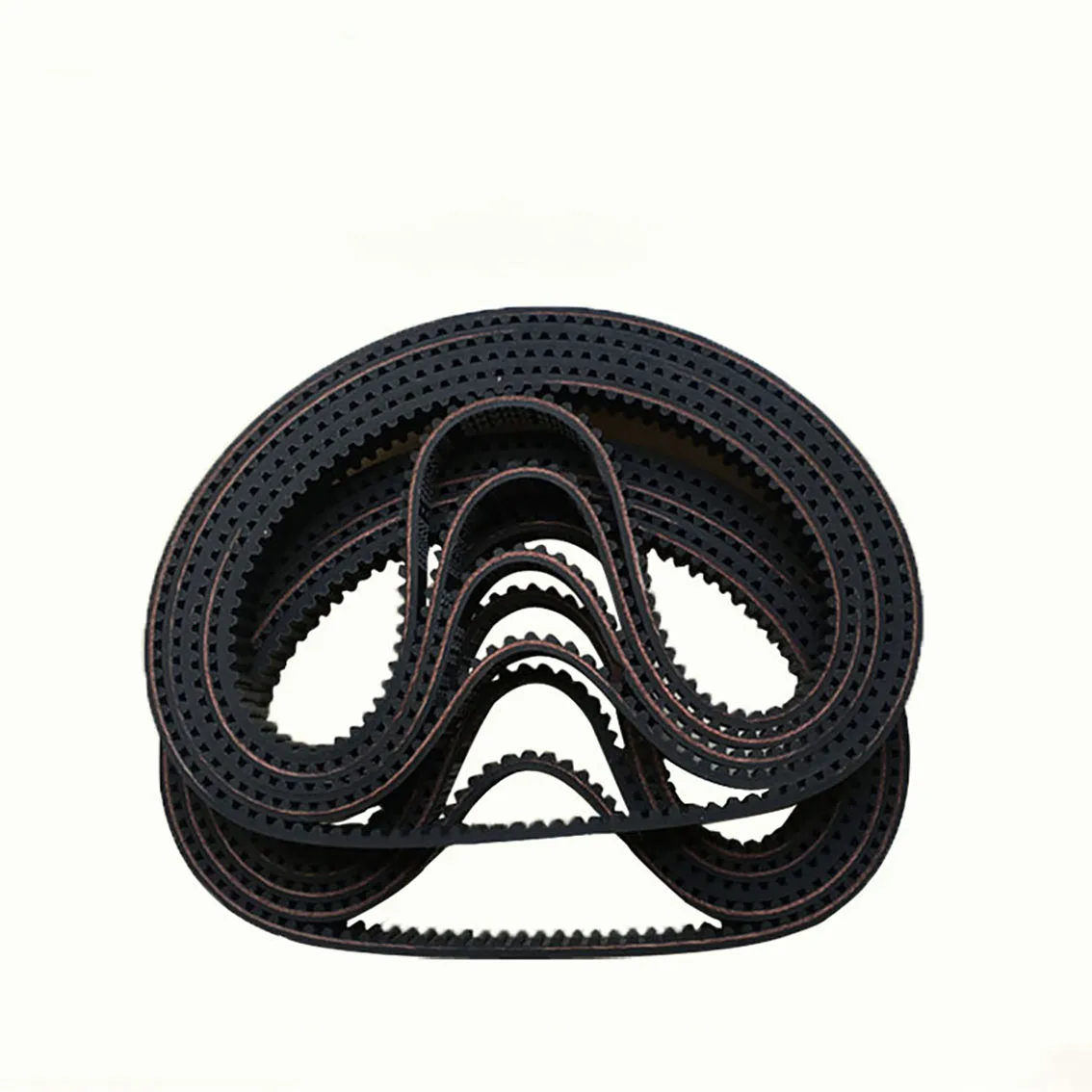 1Pcs HTD 5M Teeth 81-91 Width 10/15/20/25mm Black Rubber Closed Loop Timing Belt Perimeter 405mm to 455mm For CNC /Step Motor