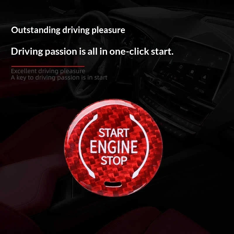 For Buick Excelle XT Envision Excelle GT Verano Regal LaCrosse GL6 Car Bling One-Click Start Stop Engine Ignition Ring Sticker
