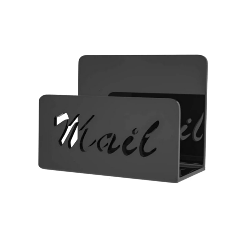 Cyl-organizador de correio de bancada, suporte de correio acrílico, classificador de correio para mesa, envelope, organizador de cartas para escritório, escola