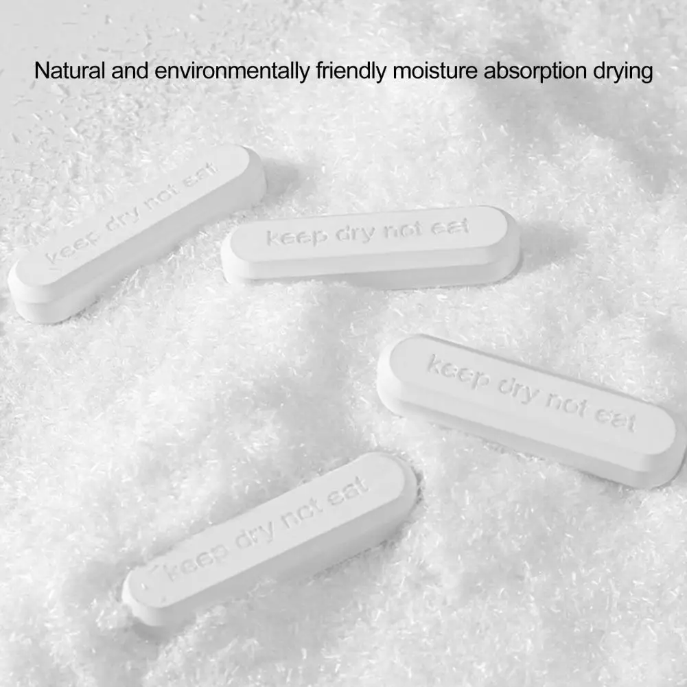 4Pcs Convenient Moisture Absorber Rods Natural Grain Diatom Rods BPA Free Widely Used Diatomaceous Earth Desiccant Drying Rods