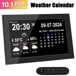 10.1 Inch WIFI Digtial Calendar Clock Large Screen Display Time Date Weather Forecast Medicine Time Reminder Dementia Alzheimers