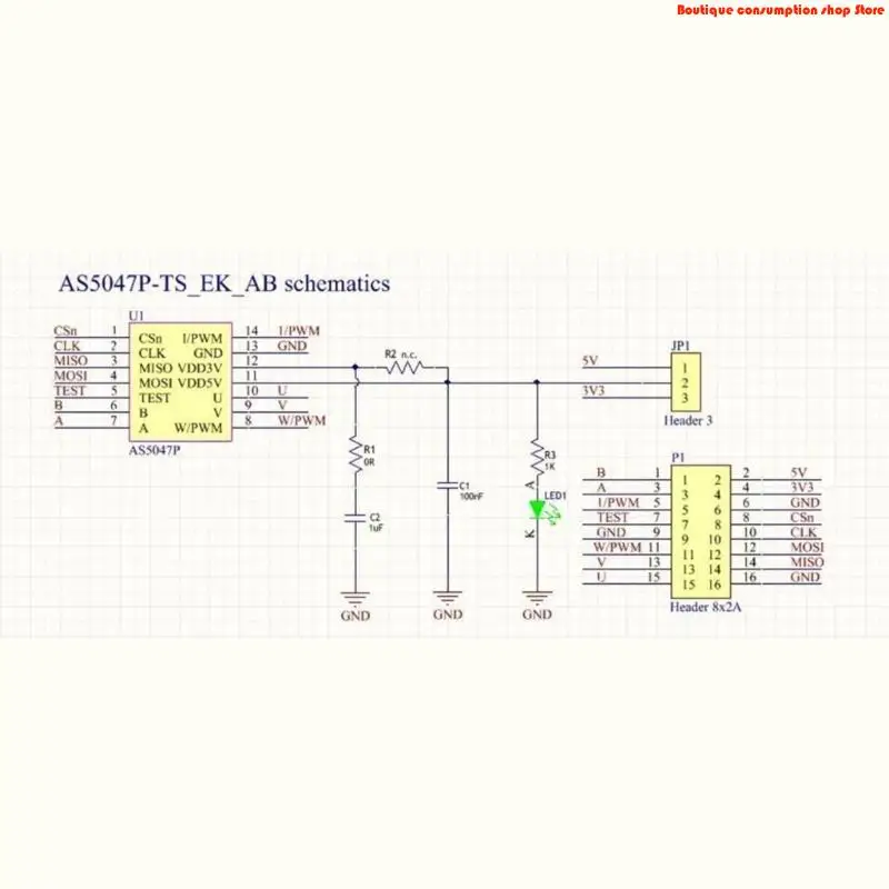 L9NA AS5047P Encoding Module For Easy Integration In Various Systems Development Tool