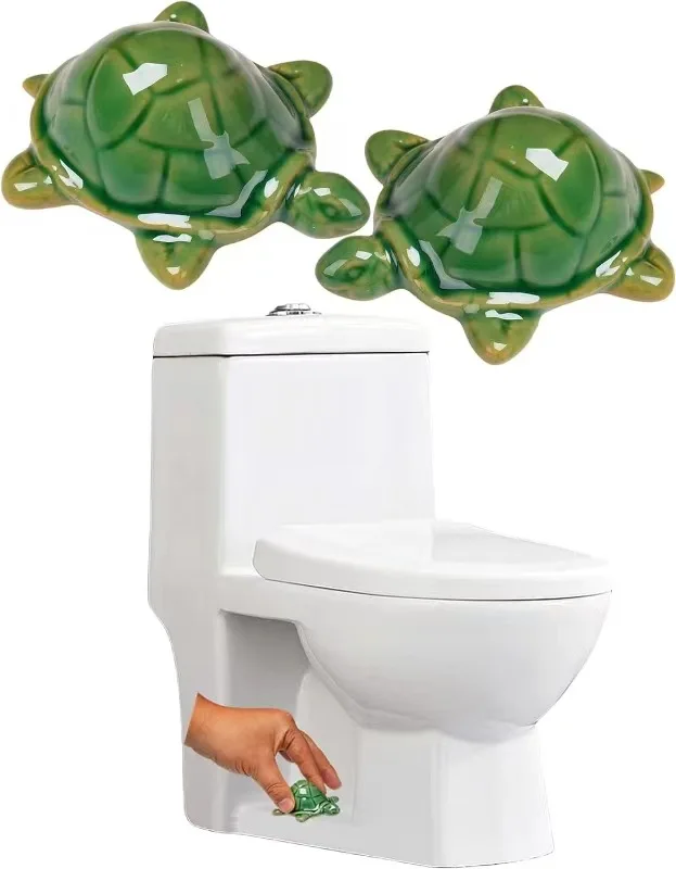 Toilet Bolt Cap Universal Bathroom Household  Decoration Creative Resin Turtle Toilet Bolt Cap Home Life Supplies
