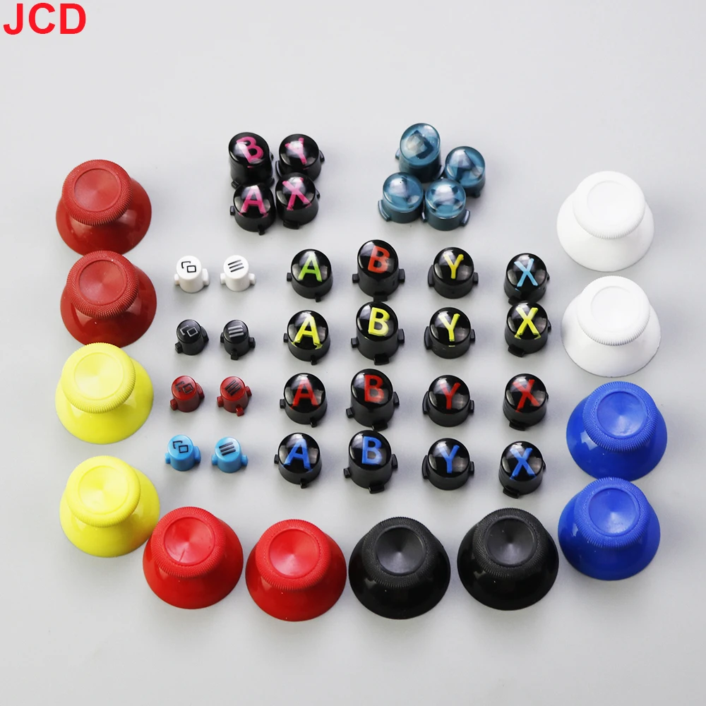 JCD For XBox Series X S Core Controller Thumbsticks ABXY View Menu Share Buttons Mod Kit Replacement Gamepad Repair Parts