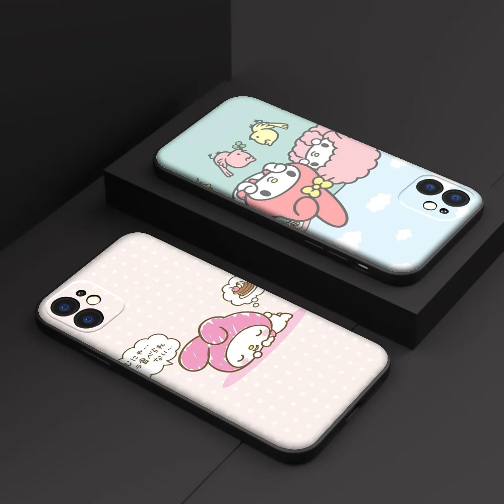 HA130 My Melody casing lunak kartun untuk Xiaomi Redmi Note 11 11s 10 10s 9 9s 10t 8T 8 7 6 Pro Max