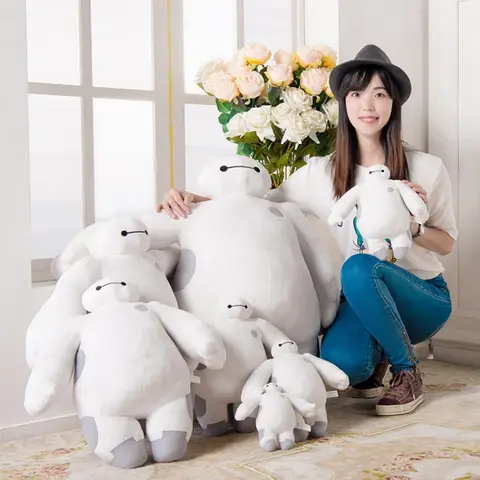 20/30/40/50/60CM Disney Big Hero Baymax Plush Doll Stuffed Soft Model American Film and Television Peripheral Kids Birthday Gift