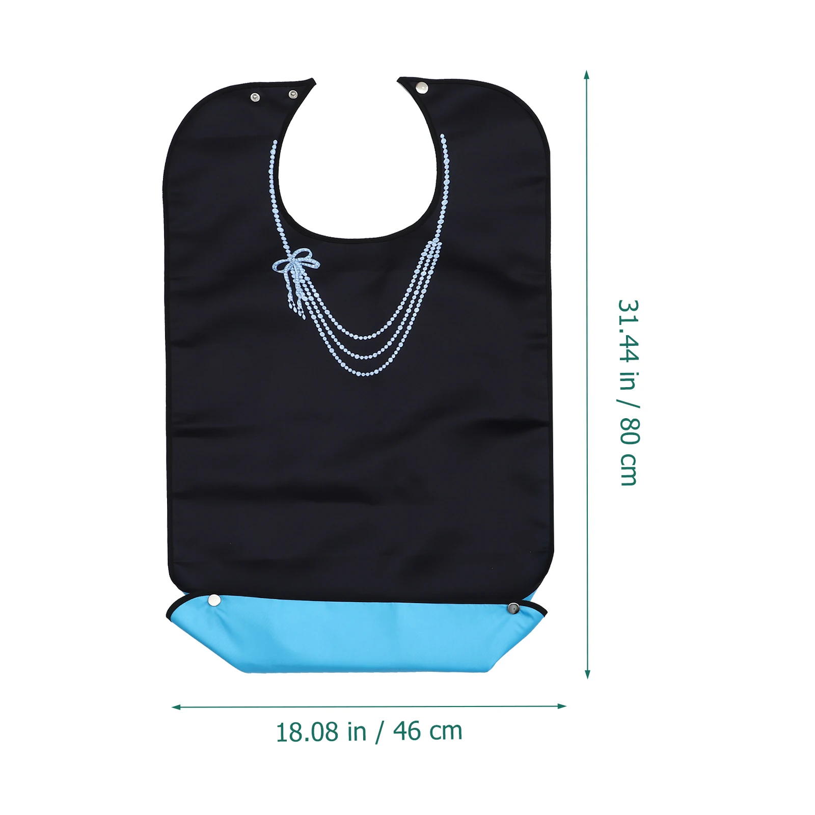 

Elderly Bib Men Meal Fashion Clothing Protector Feeding Polyester Adult Work Eating Apron Waterproof Meal Bib Large Pocket Easy