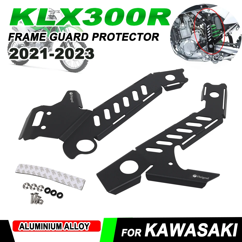 For KAWASAKI KLX300R KLX 300R 2021 2022 2023 Motorcycle Accessories Frame Cover Side Fairing Guard Protection Cap Panel Boards