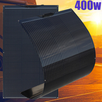 400w 200w 100w 12v solar panel flexible photovoltaic panel 12v battery charger camper RV boat home balcony travel waterproof