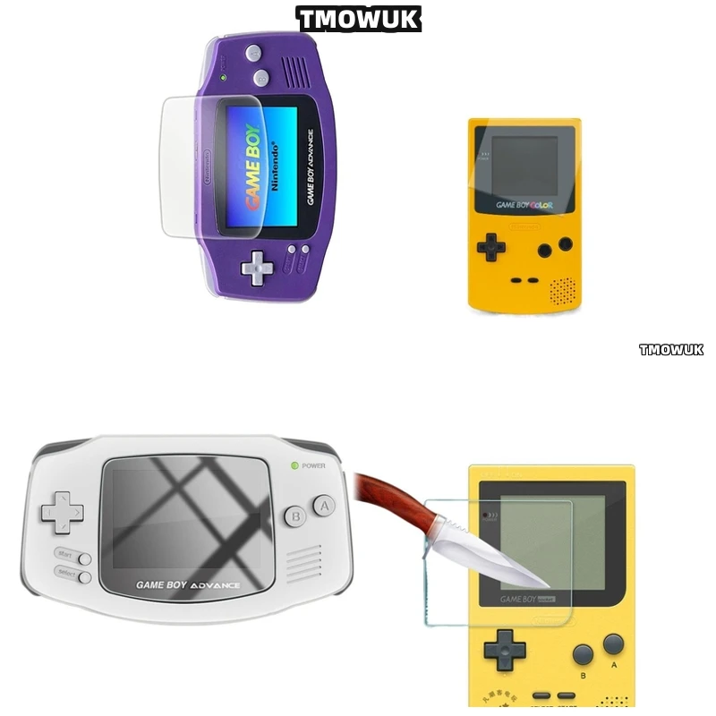

For Nintendo Game Watch GBP GBA GBC High Endurance 2.5D Glass Protection
