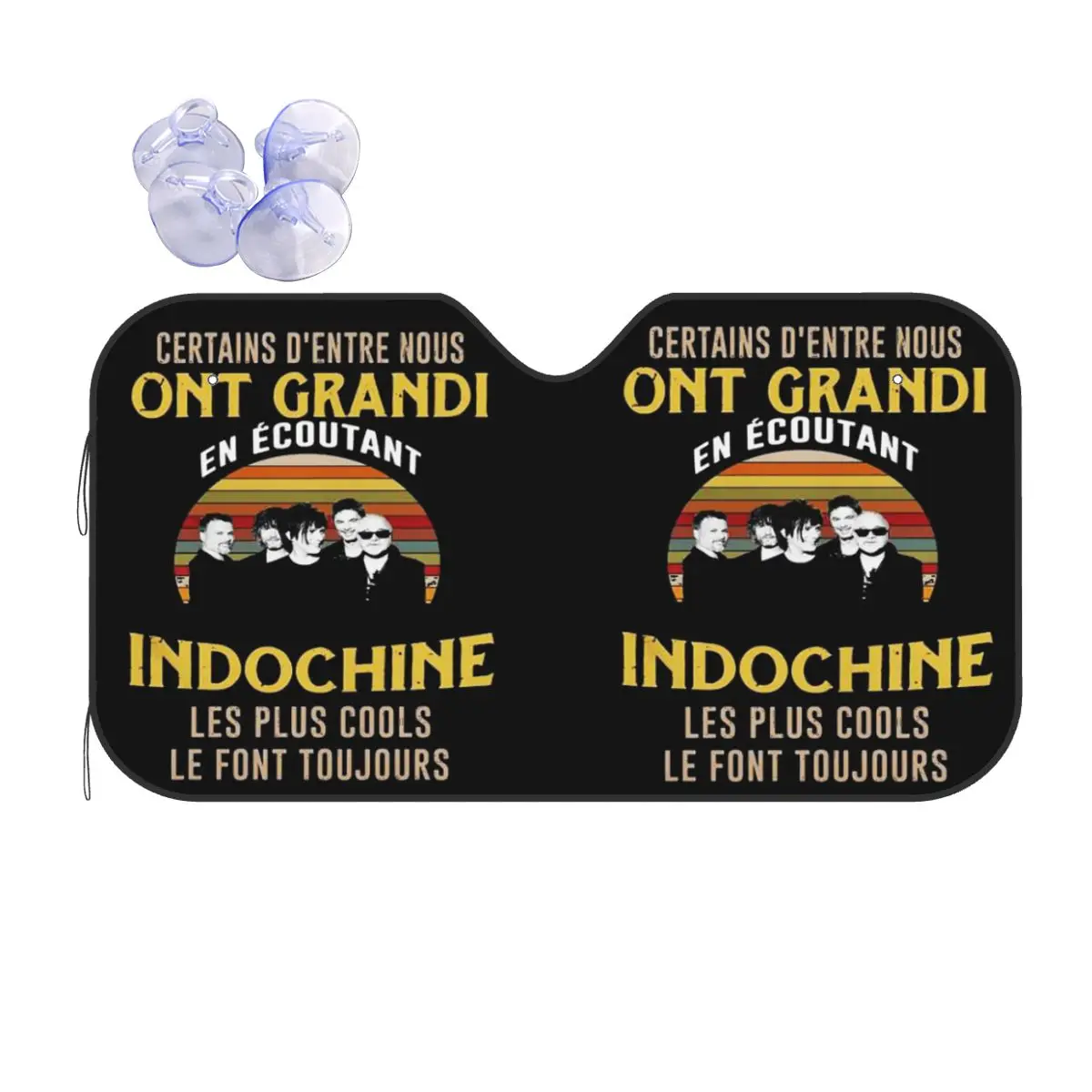 

Best Of Indochine Band Logo7 Солнцезащитный козырек на лобовое стекло автомобиля, солнцезащитный козырек, аксессуары, чехлы