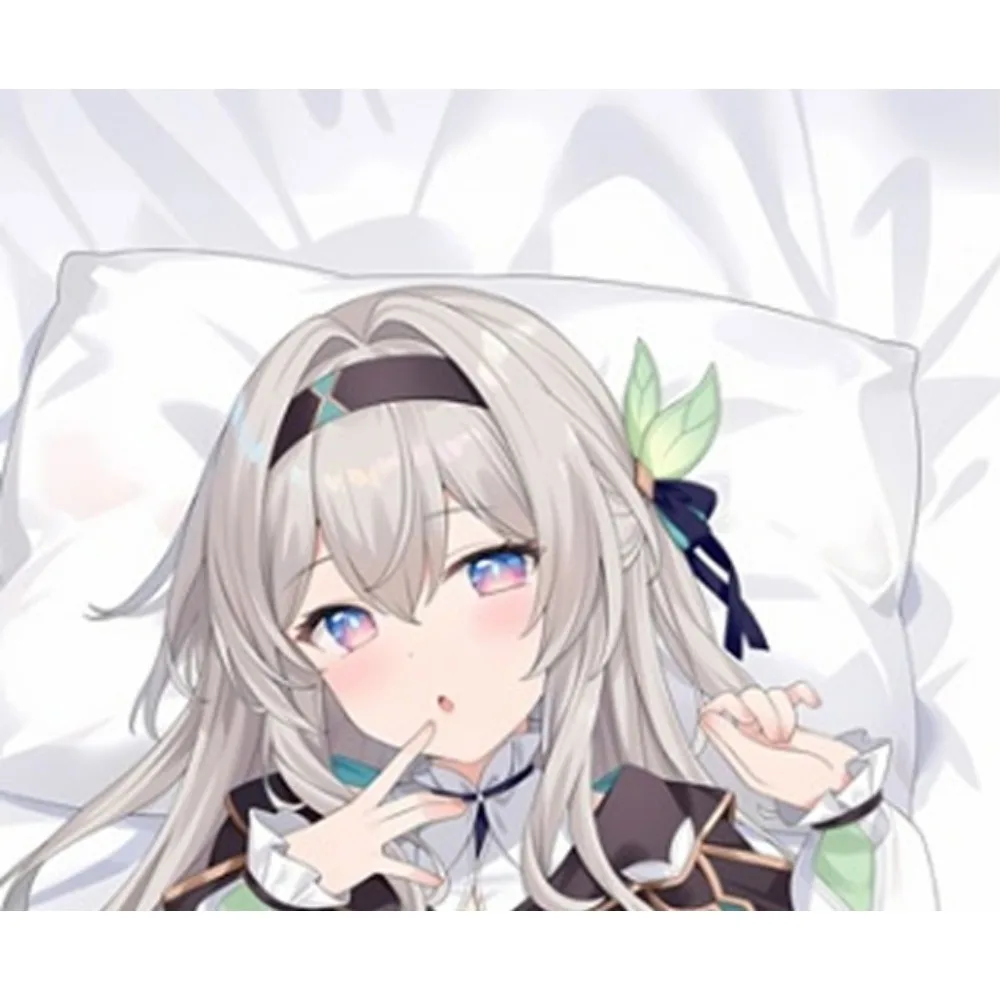 Long Dakimakura Pillowcase Firefly Dual Side Printed Art Two Outfit Cute Anime Lady Decor Cushion