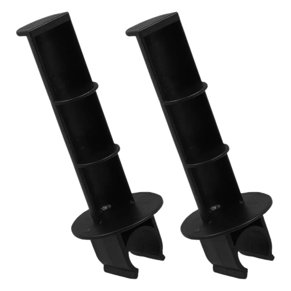 2Pcs Toilet Paper Holder Commode Chair Accessories Plastic Replacement Roll Rod Easy Install for Seniors Nursing Patient Bedside