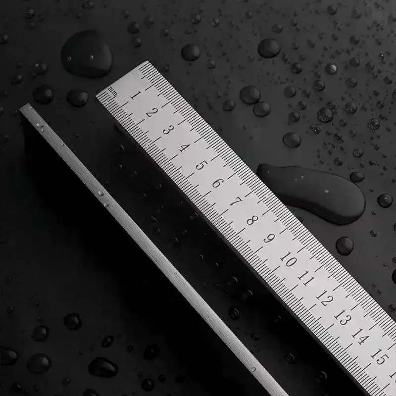 Dual-Purpose Stainless Steel Ruler - 20