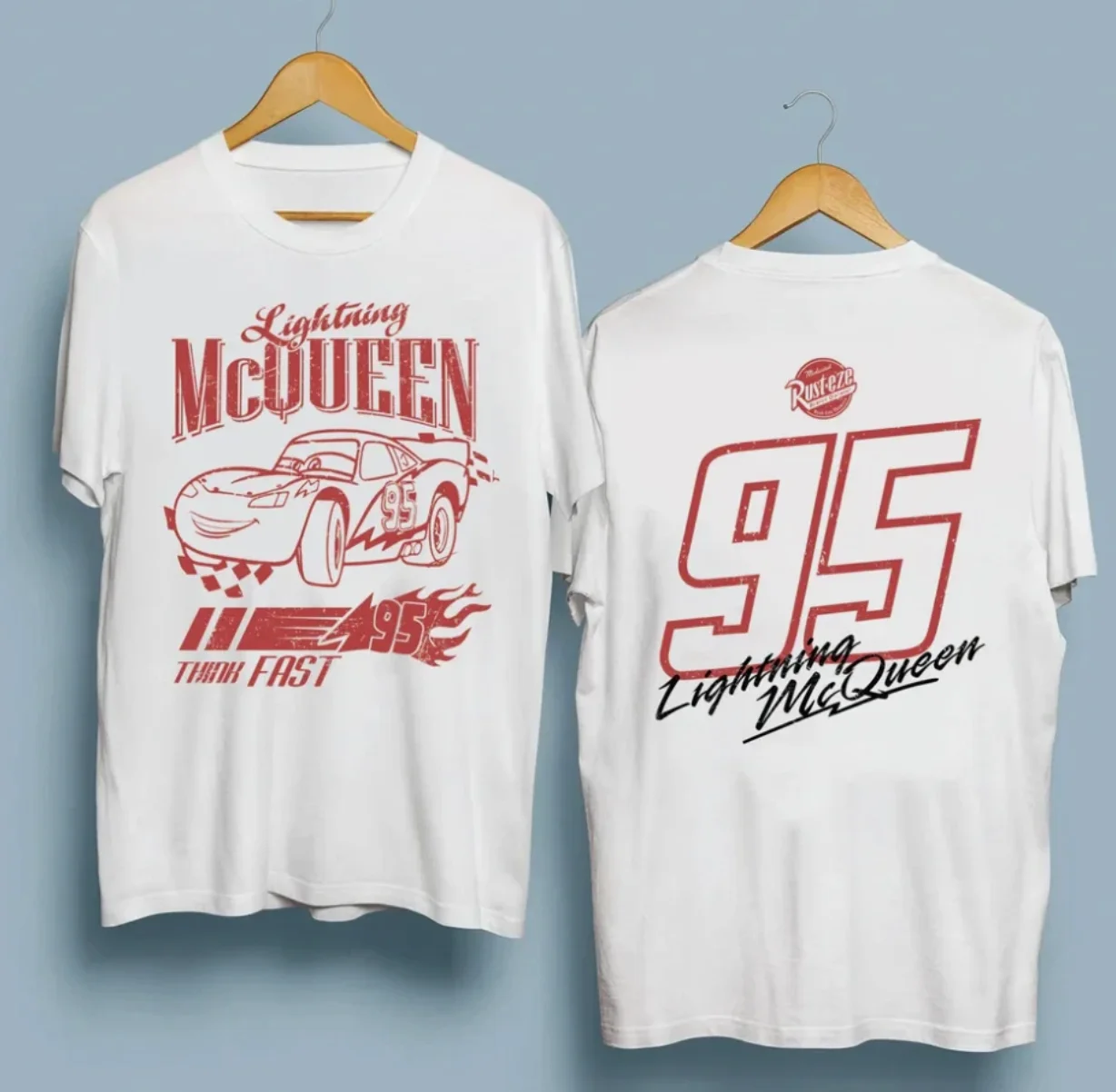 

Семейная летняя мужская и женская футболка с рисунком Sally I'm Lightning Cars McQueen, аксессуары, забавный хлопковый топ для пар, детская футболка