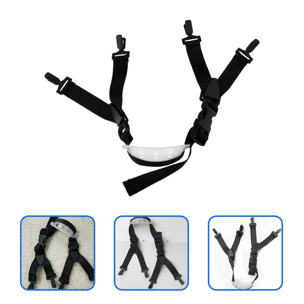 

Universal Chin Strap Hard Hat Adjustable Elastic Black Replacement Safety Strap Accessories Chin Straps