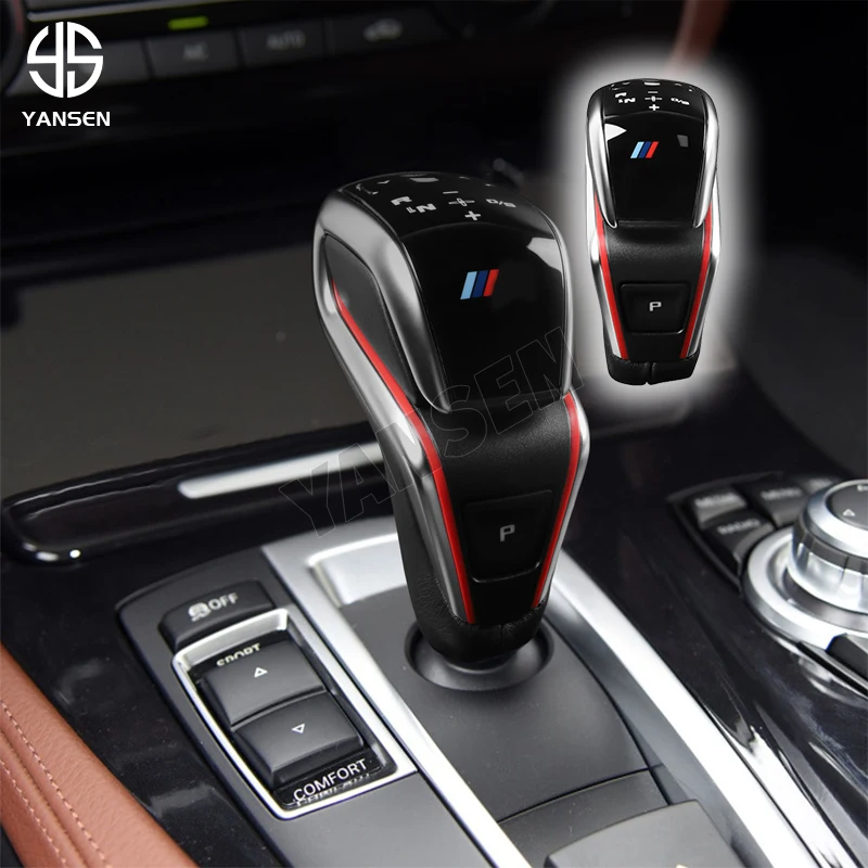 

Car Accessories Gear Shift Knob Lever Replaceable Interior Trim for B F01 F06 F10 F12 X3 X4 F25 F26