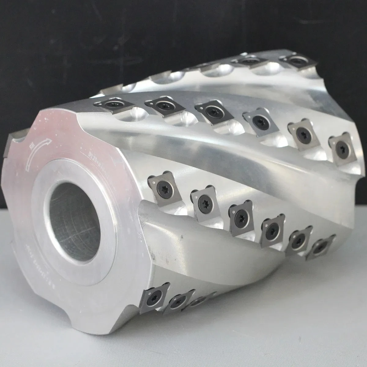 

Woodworking Light Planer Helical Spiral Milling Cutter Head Wood Reversible Spiral Blade Shaving Machine Cutting Tool