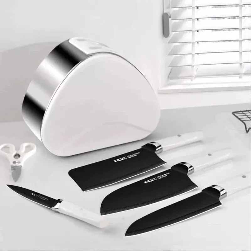New Upgraded Version Antibacterial Rust-Resistant Kitchen Knife Set-Professional Chef&Heavy Duty Bone Knife for Home &Restaurant